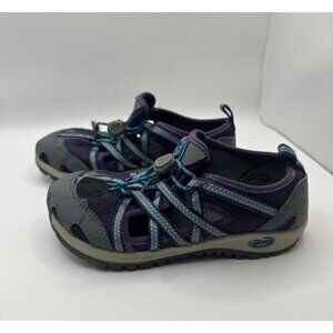 Chaco Kids Unisex Sandals Purple Gray Outcross Trail Sandal Size 12 Outdoor Hiki